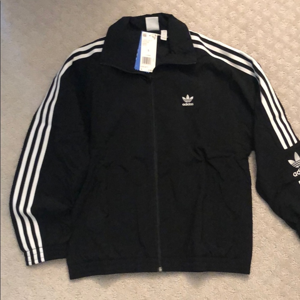 NWT Women’s adidas track jacket - Black